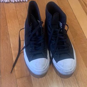 Unisex Converse black & white HIGH TOP